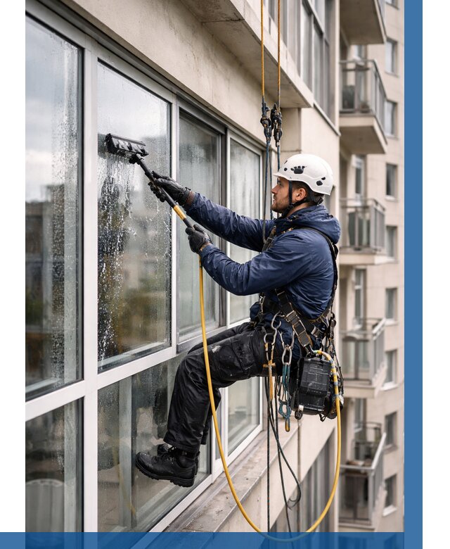 Мойка балконного остекления в Шахтах от 3799 р. | ВЫСОТНИК-Шхт