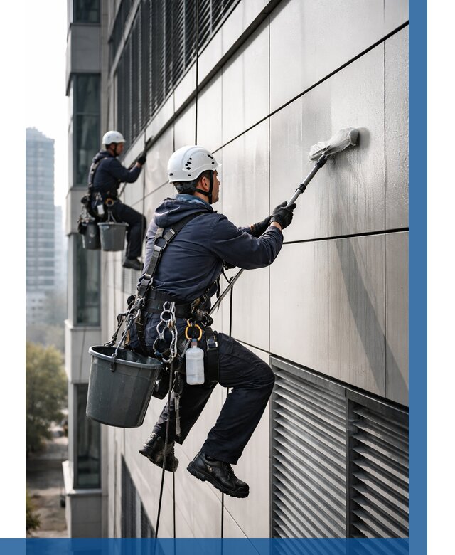 Мойка вентилируемого фасада в Шахтах от 271 р. | ВЫСОТНИК-Шхт