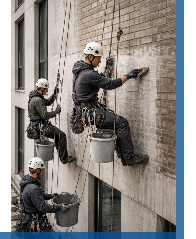 Удаление высолов с фасада в Шахтах от 271 р. | ВЫСОТНИК-Шхт