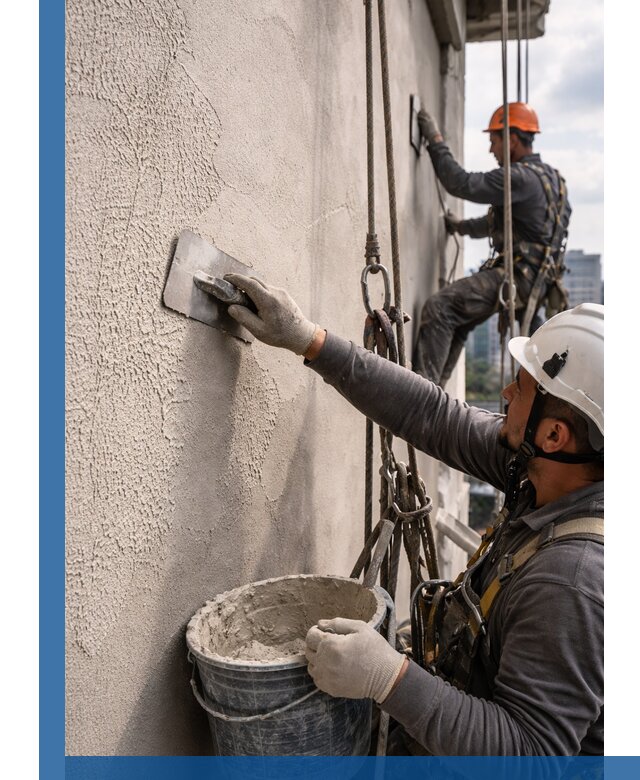 Декоративная штукатурка фасада с утеплением и защитой в Шахтах