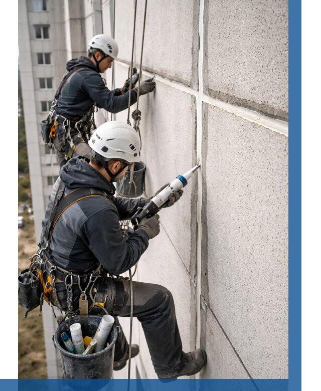 Герметизация межпанельных швов в Шахтах от 760 р. | ВЫСОТНИК-Шхт