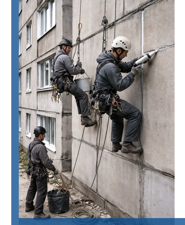 Герметизация межпанельных швов в Шахтах с гарантией герметичности