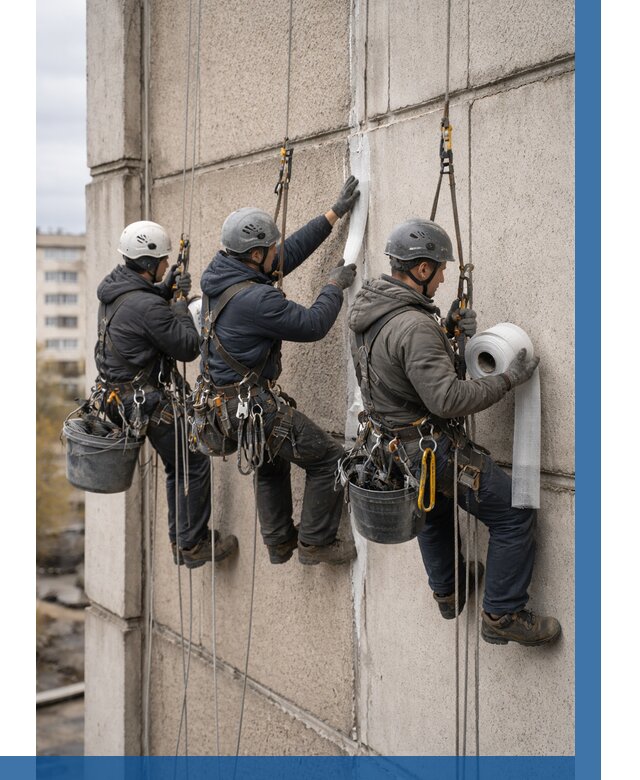 Ремонт межпанельных швов в Шахтах от 814 р. | ВЫСОТНИК-Шхт