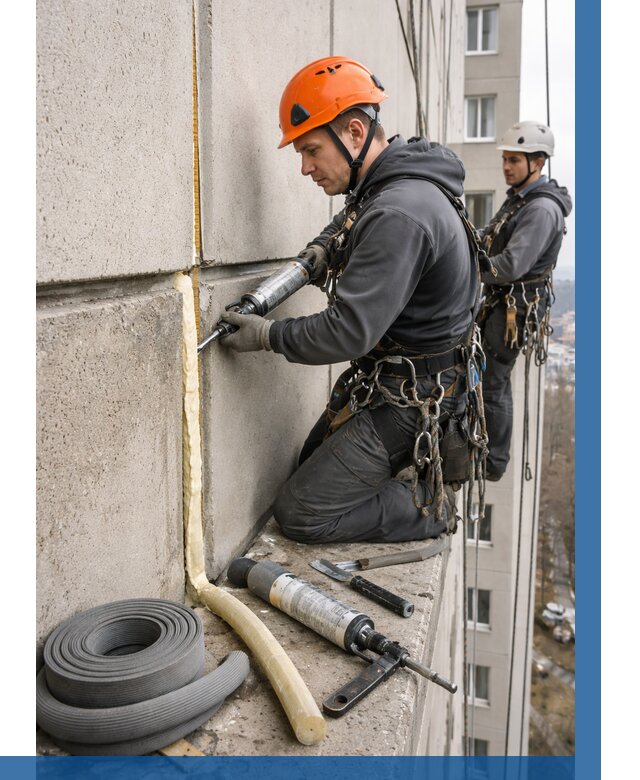 Теплый шов межпанельные швы в Шахтах от 760 р. | ВЫСОТНИК-Шхт