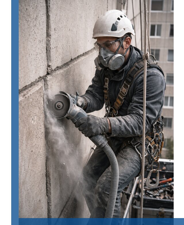 Штробление межпанельных швов в Шахтах качественно и быстро