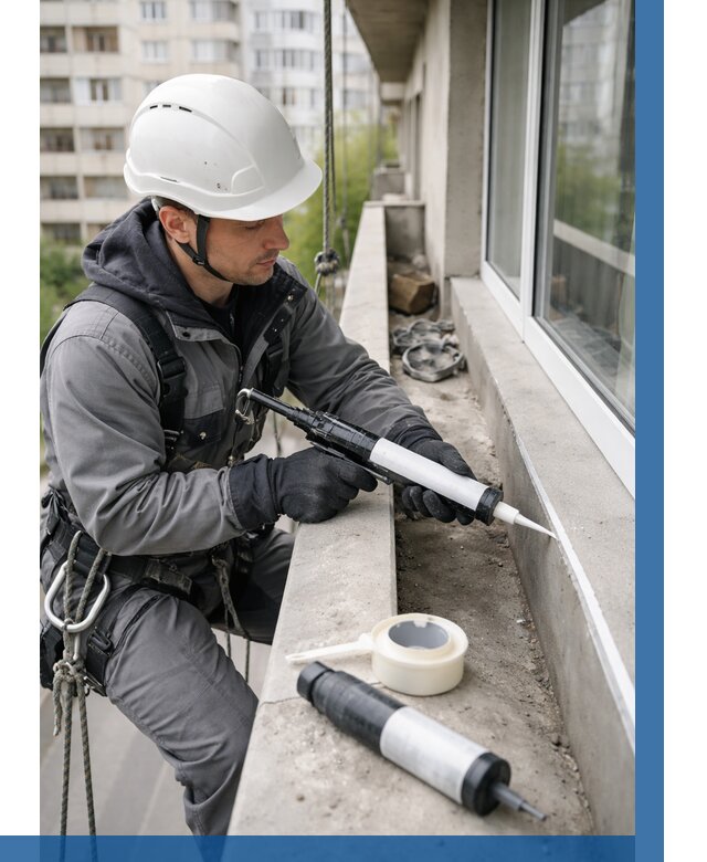 Герметизация швов лоджии в Шахтах от 4884 р. | ВЫСОТНИК-Шхт