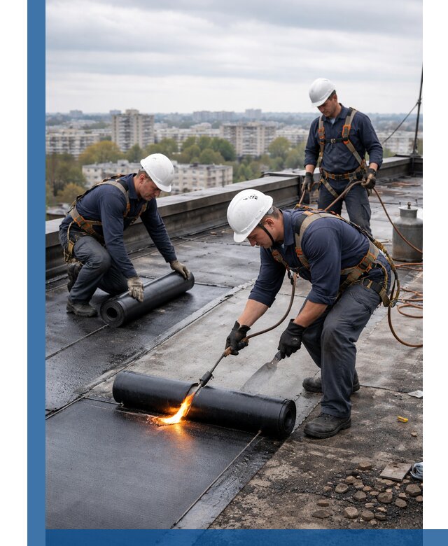 Ремонт наплавляемой кровли в Шахтах качественно и надежно