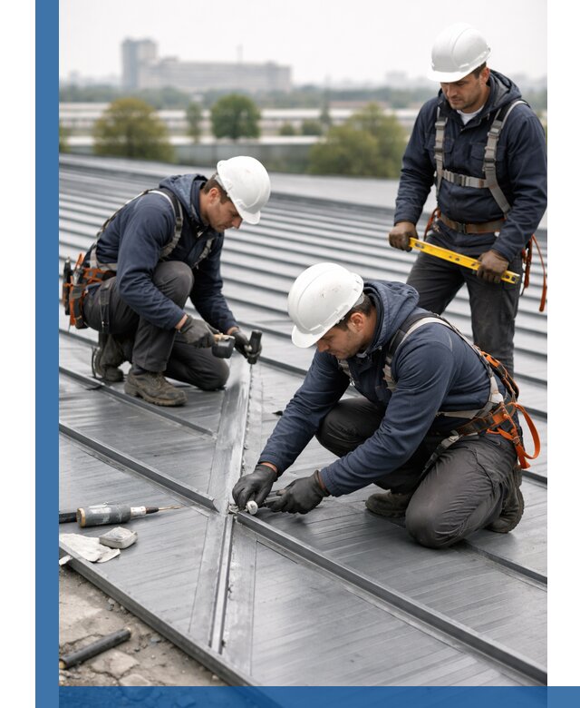 Ремонт фальцевой кровли в Шахтах срочно и качественно