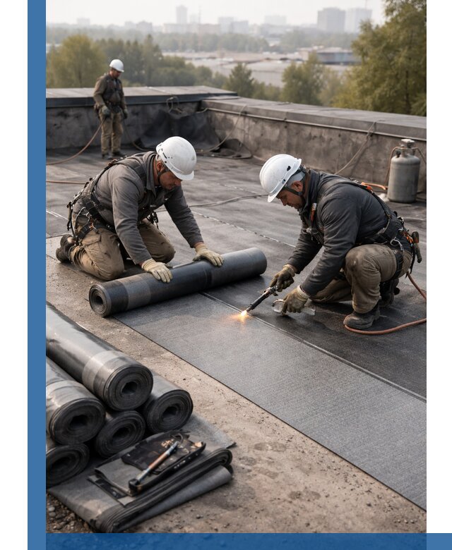 Монтаж мягкой кровли в Шахтах профессионально и надежно