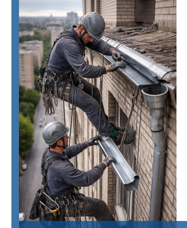 Ремонт водосточных желобов в Шахтах, быстро и качественно
