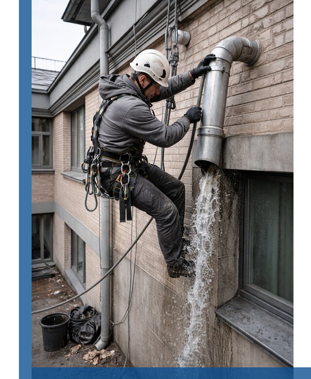 Профессиональная прочистка водосточных труб в Шахтах с гарантией