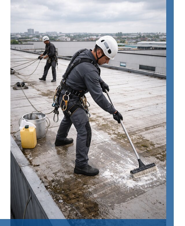 Очистка крыши по графику в Шахтах от 8140 р. | ВЫСОТНИК-Шхт