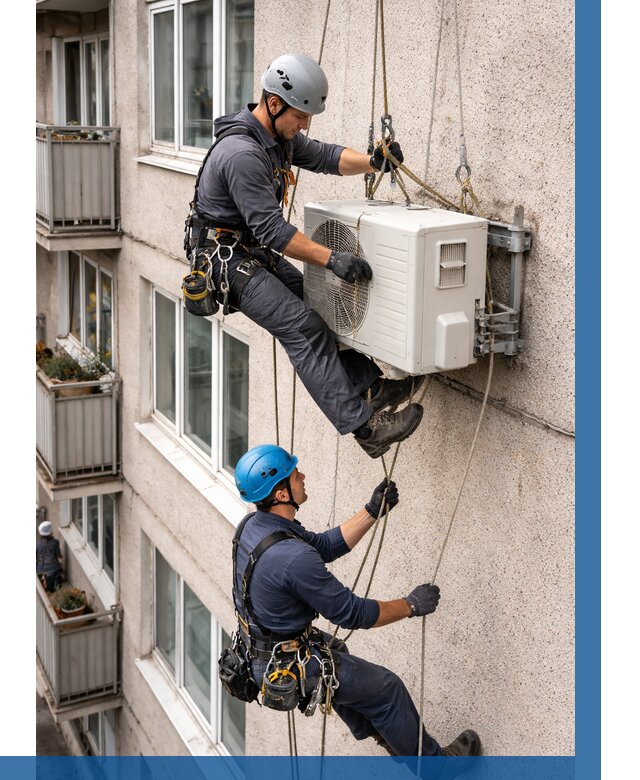 Перенос внешнего блока кондиционера в Шахтах от 9768 р.| ВЫСОТНИК-Шхт