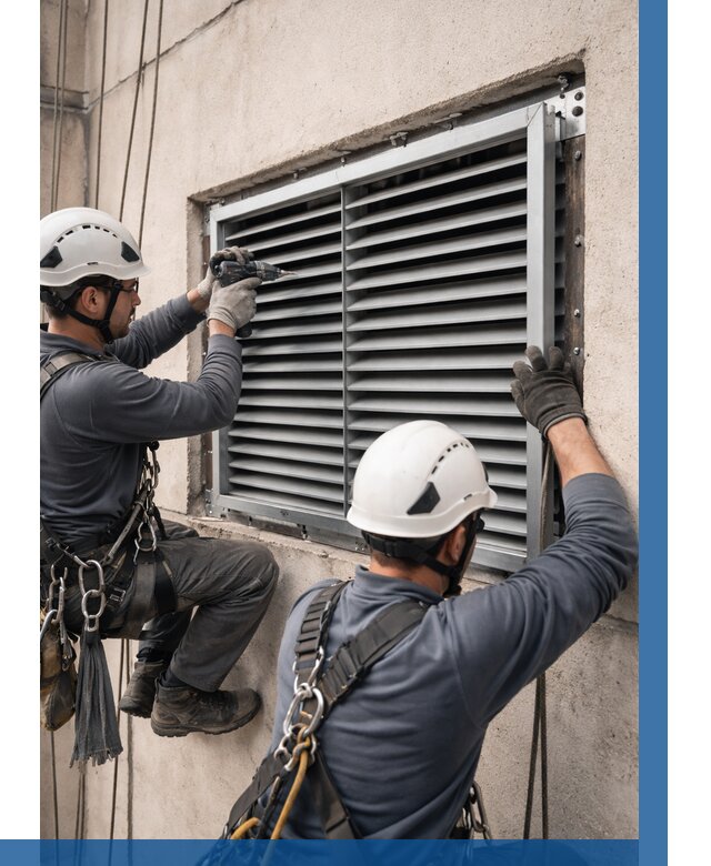 Монтаж вентиляционных решеток в Шахтах от 4884 р. | ВЫСОТНИК-Шхт