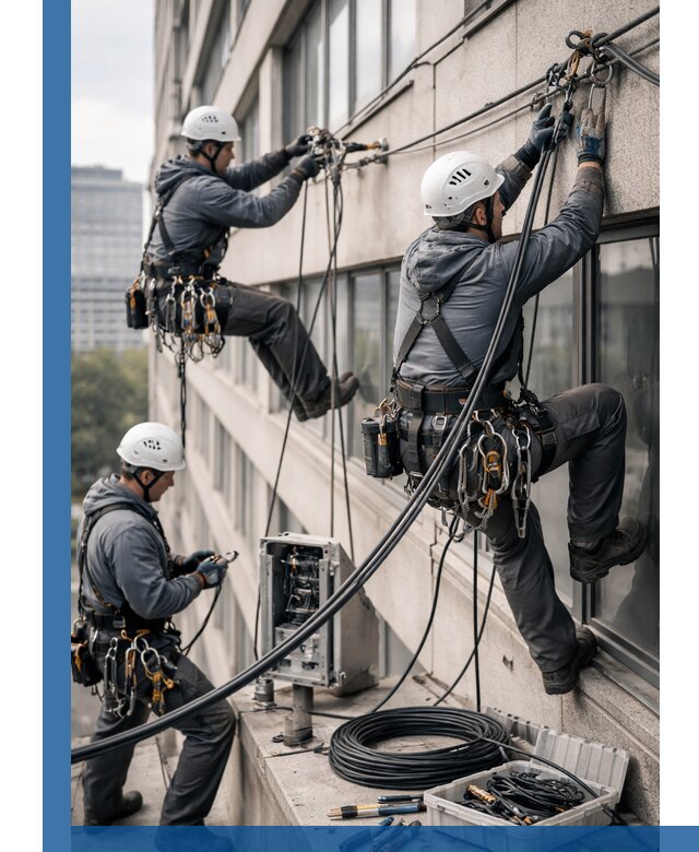 Прокладка оптоволоконного кабеля в Шахтах под ключ с тестированием