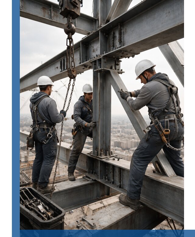 Профессиональный монтаж металлоконструкций на высоте в Шахтах