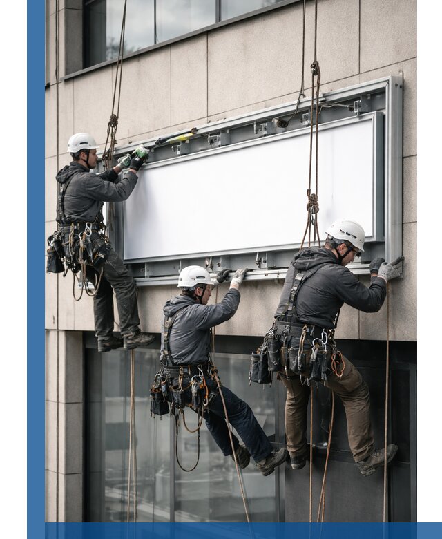 Профессиональный монтаж светового короба под ключ в Шахтах