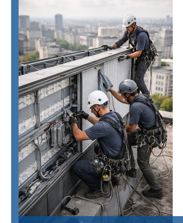 Профессиональное обслуживание крышной рекламы в Шахтах под ключ