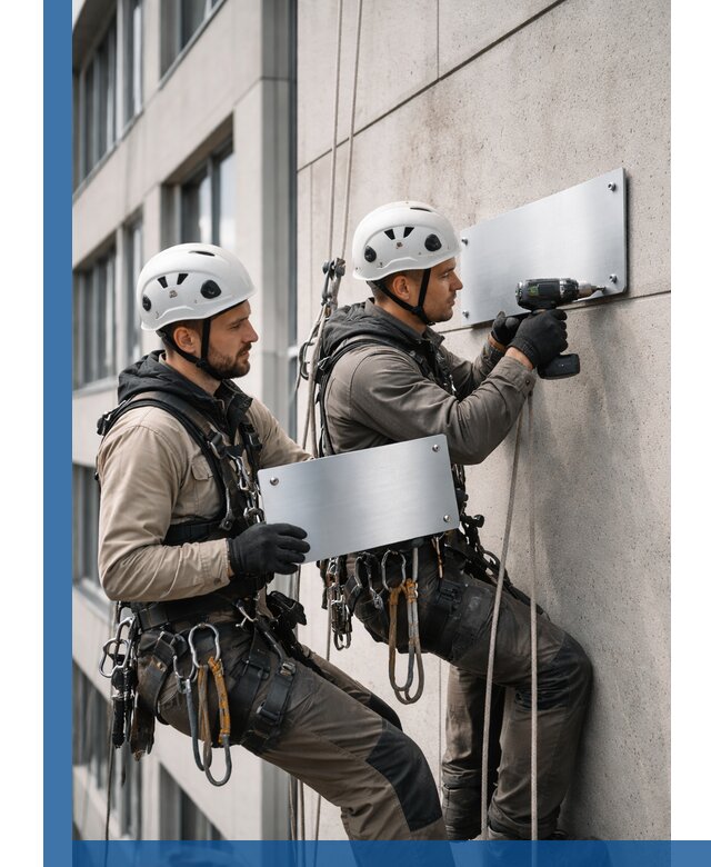 Монтаж табличек и указателей в Шахтах для зданий и сооружений