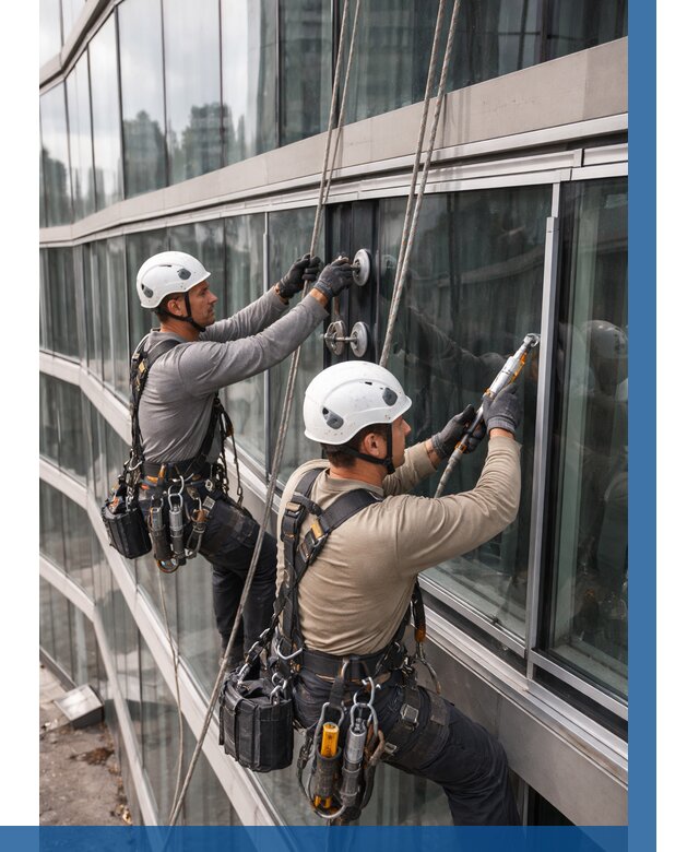 Радиусное остекление фасада в Шахтах от 13024 р. | ВЫСОТНИК-Шхт