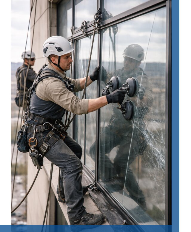 Замена стекла в витраже в Шахтах под ключ от 9225 р. | ВЫСОТНИК-Шхт