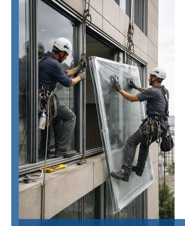 Профессиональная замена стекла в витраже в Шахтах с гарантией