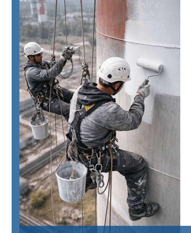 Покраска дымовых труб в Шахтах: антикоррозийная защита и восстановление