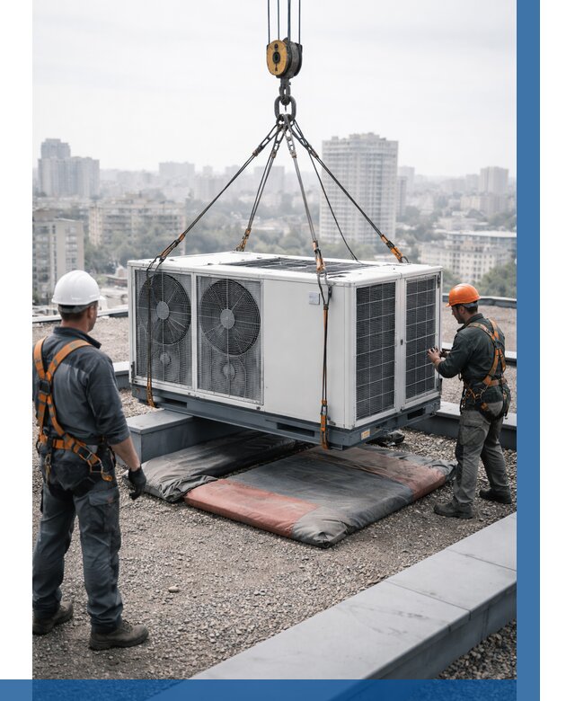 Подъем груза на крышу в Шахтах от 5427 р. | ВЫСОТНИК-Шхт заказать