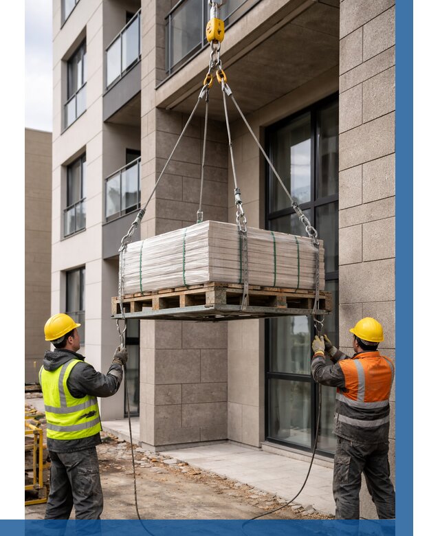 Подъем керамогранита на этаж в Шахтах от 3799 р. | ВЫСОТНИК-Шхт