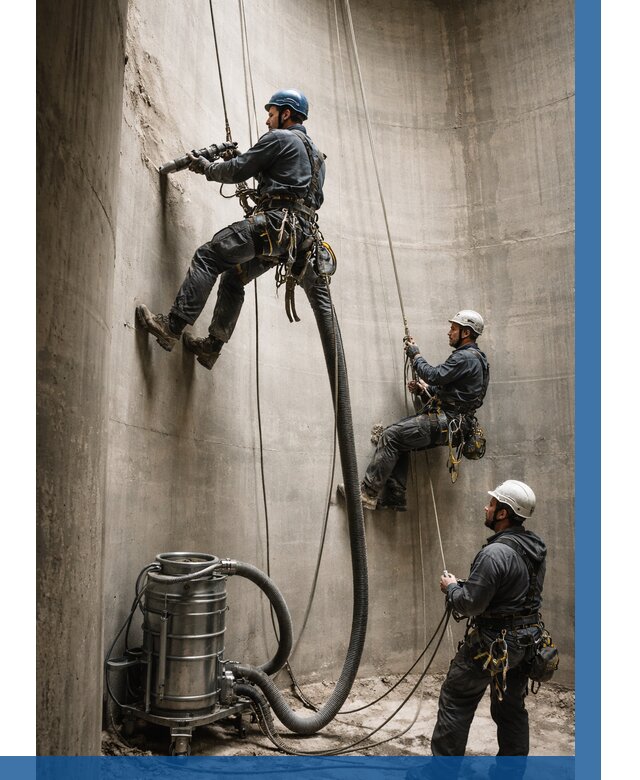 Зачистка силосов в Шахтах от 4884 р. Договор и смета ВЫСОТНИК-Шхт