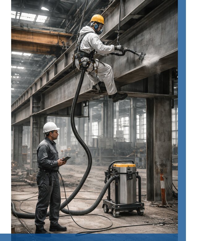 Обеспыливание конструкций в цехе в Шахтах от 4558 р. | ВЫСОТНИК-Шхт