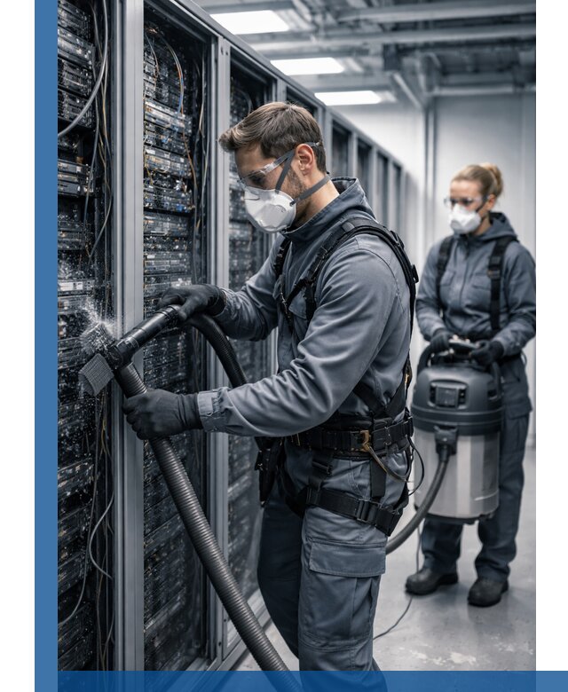 Обеспыливание серверной комнаты в Шахтах, профессиональная очистка