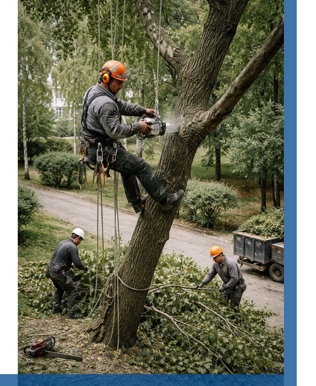 Кронирование деревьев в Шахтах от 7054 р. | ВЫСОТНИК-Шхт